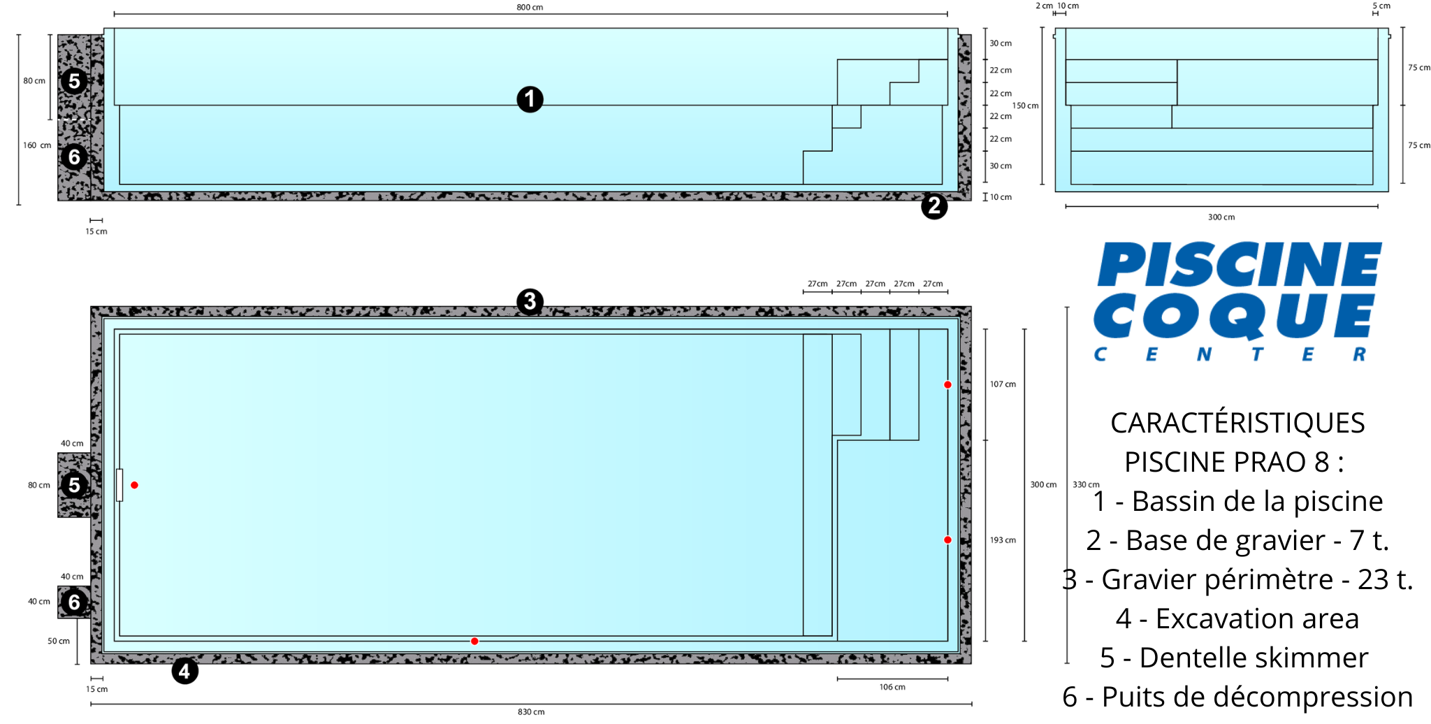 piscine-coque-8x3 avec plage